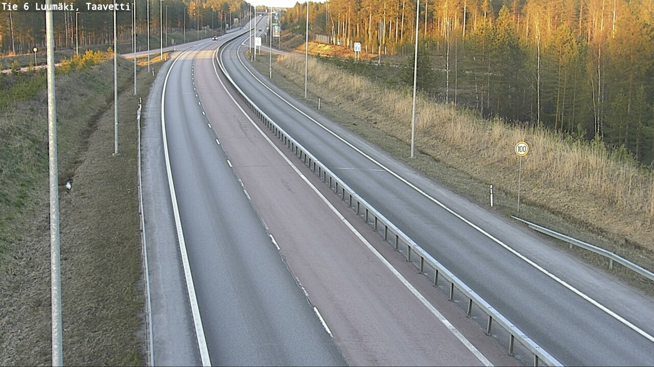 Weather Camera Image Road 6 Luumäki, Taavetti, Luumäki, Etelä-Karjala