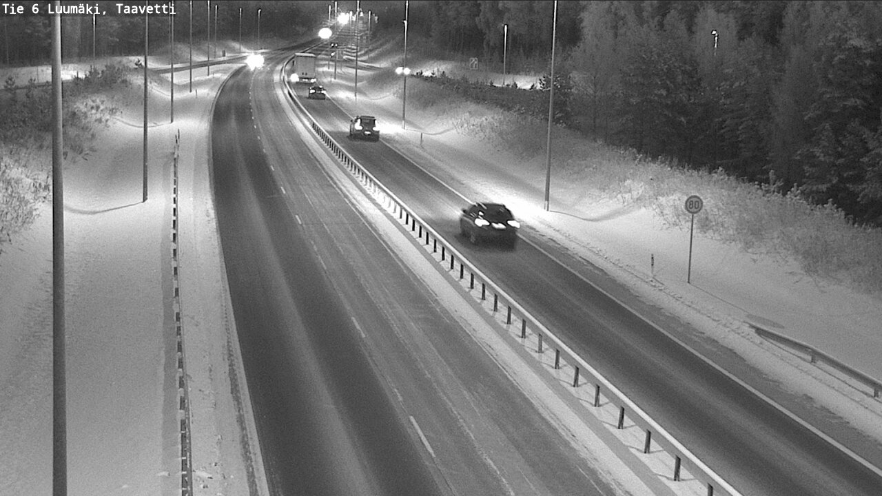 Weather Camera Image Väg 6 Luumäki, Taavetti, Luumäki, Etelä-Karjala