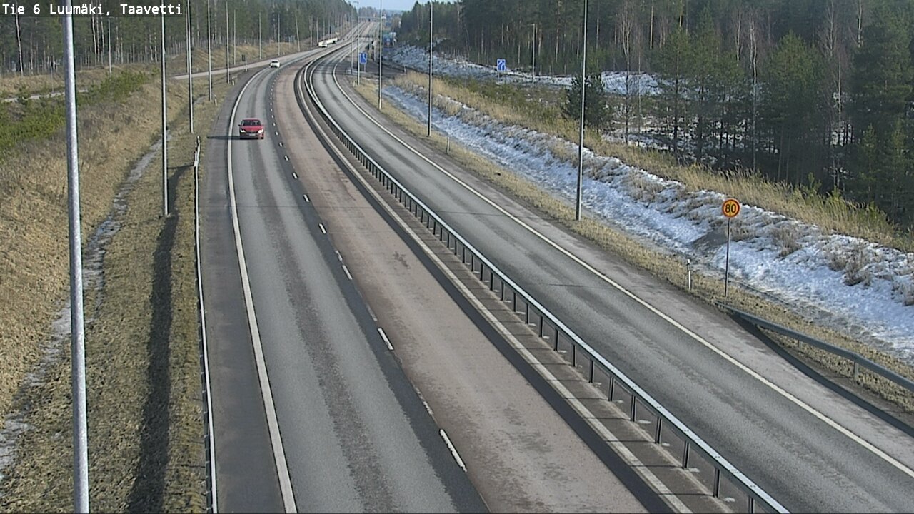 Weather Camera Image Road 6 Luumäki, Taavetti, Luumäki, Etelä-Karjala