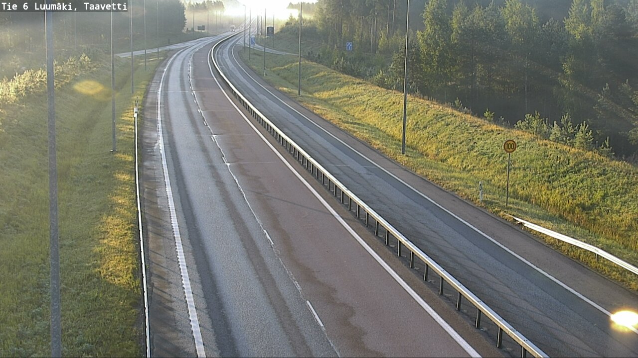 Weather Camera Image Road 6 Luumäki, Taavetti, Luumäki, Etelä-Karjala