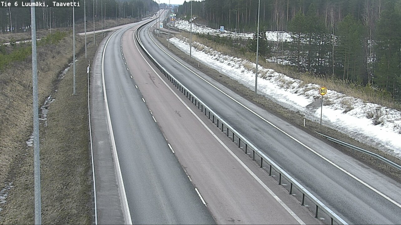 Weather Camera Image Road 6 Luumäki, Taavetti, Luumäki, Etelä-Karjala