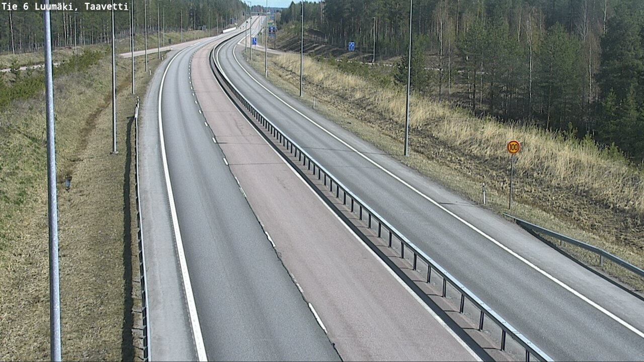 Weather Camera Image Road 6 Luumäki, Taavetti, Luumäki, Etelä-Karjala
