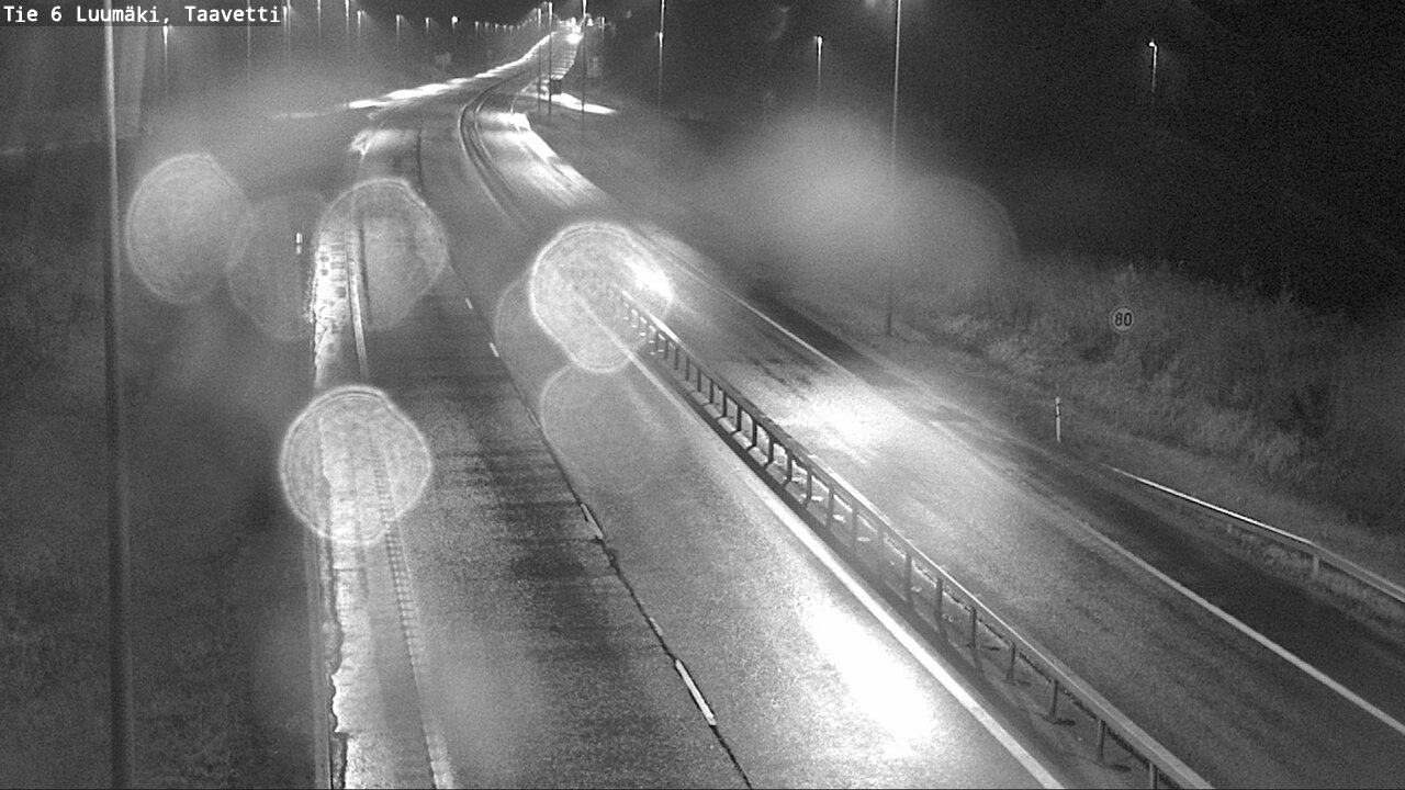 Weather Camera Image Road 6 Luumäki, Taavetti, Luumäki, Etelä-Karjala