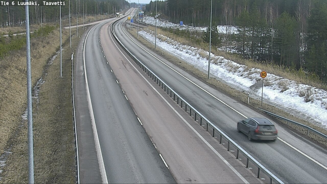 Weather Camera Image Road 6 Luumäki, Taavetti, Luumäki, Etelä-Karjala
