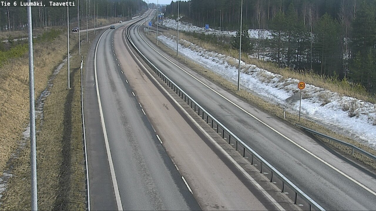 Weather Camera Image Road 6 Luumäki, Taavetti, Luumäki, Etelä-Karjala