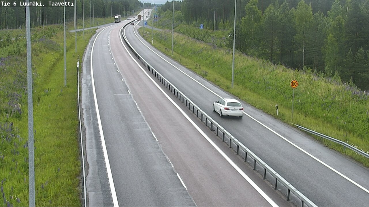 Weather Camera Image Väg 6 Luumäki, Taavetti, Luumäki, Etelä-Karjala