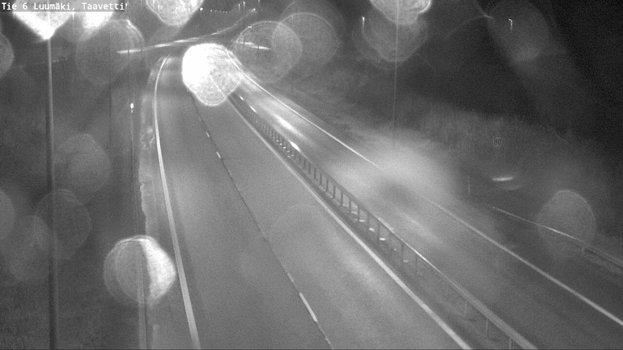 Weather Camera Image Road 6 Luumäki, Taavetti, Luumäki, Etelä-Karjala
