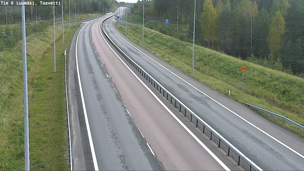 Weather Camera Image Road 6 Luumäki, Taavetti, Luumäki, Etelä-Karjala