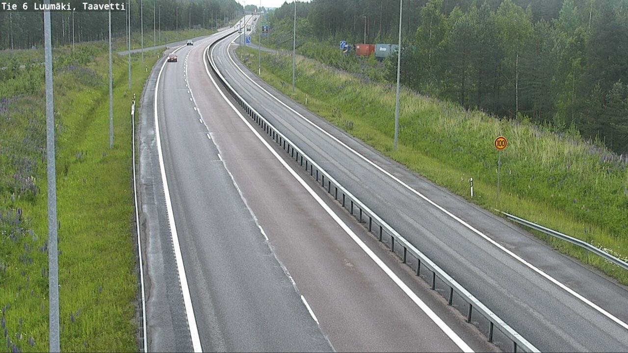 Weather Camera Image Road 6 Luumäki, Taavetti, Luumäki, Etelä-Karjala