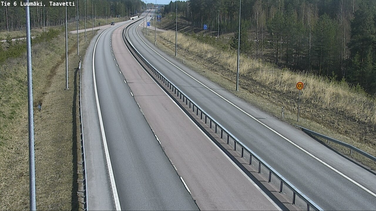 Weather Camera Image Road 6 Luumäki, Taavetti, Luumäki, Etelä-Karjala