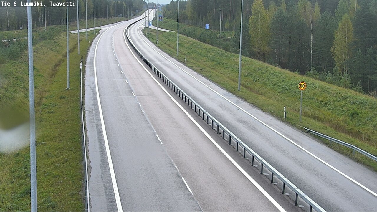 Weather Camera Image Väg 6 Luumäki, Taavetti, Luumäki, Etelä-Karjala