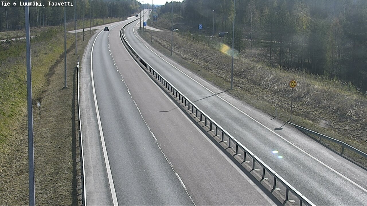 Weather Camera Image Road 6 Luumäki, Taavetti, Luumäki, Etelä-Karjala