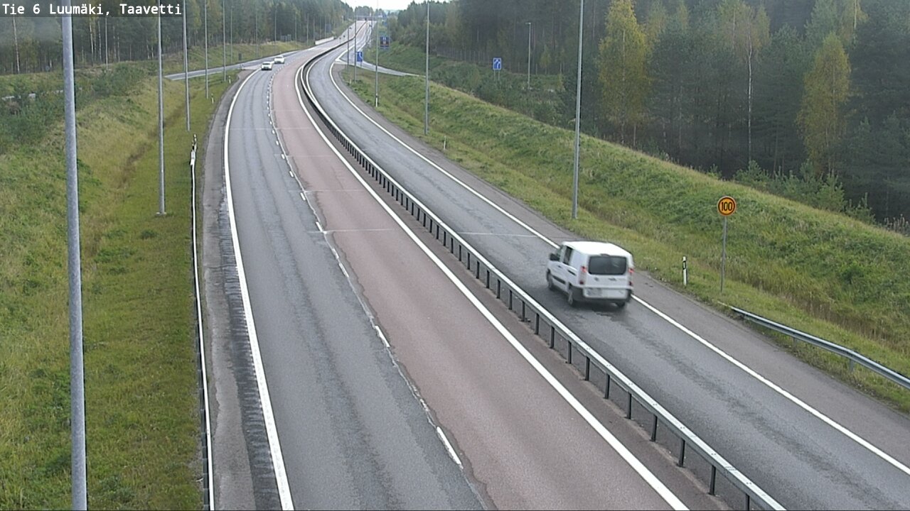 Weather Camera Image Road 6 Luumäki, Taavetti, Luumäki, Etelä-Karjala