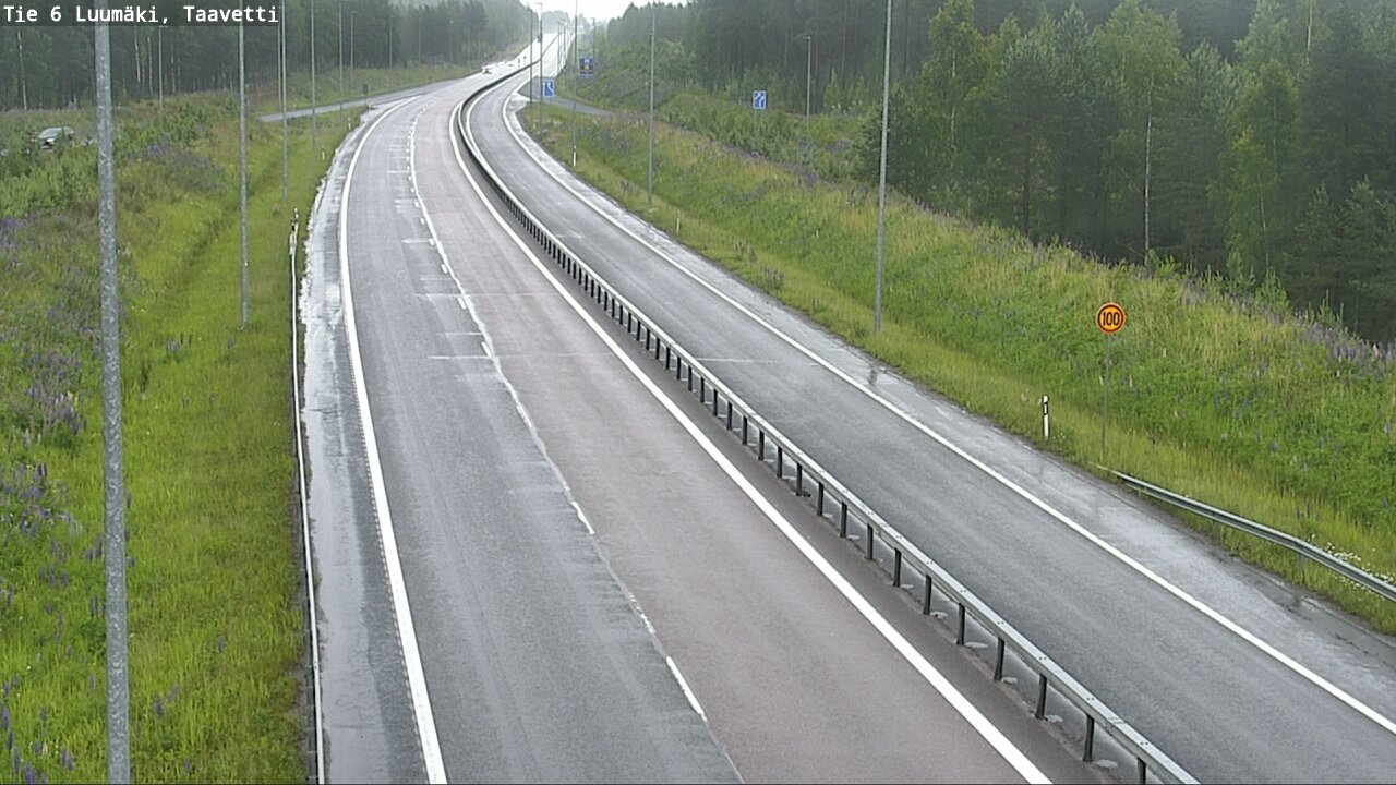 Weather Camera Image Väg 6 Luumäki, Taavetti, Luumäki, Etelä-Karjala