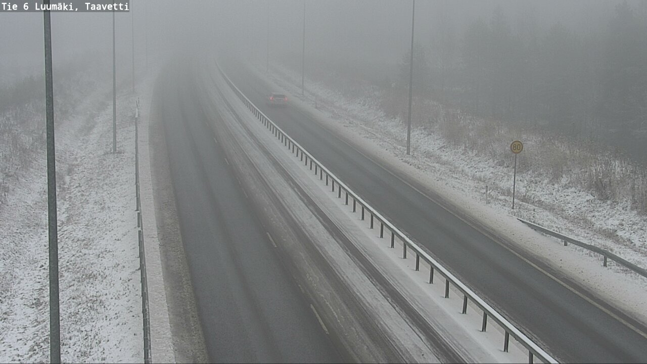 Weather Camera Image Väg 6 Luumäki, Taavetti, Luumäki, Etelä-Karjala