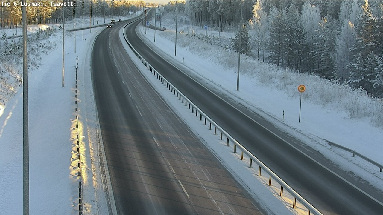 Weather Camera Image Väg 6 Luumäki, Taavetti, Luumäki, Etelä-Karjala