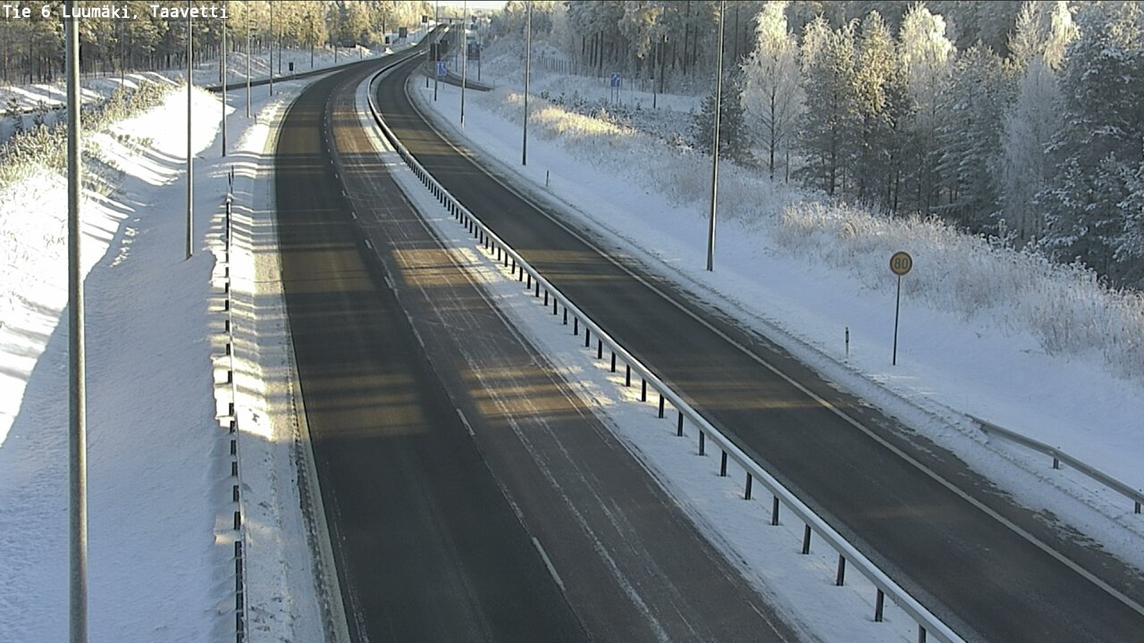 Weather Camera Image Road 6 Luumäki, Taavetti, Luumäki, Etelä-Karjala