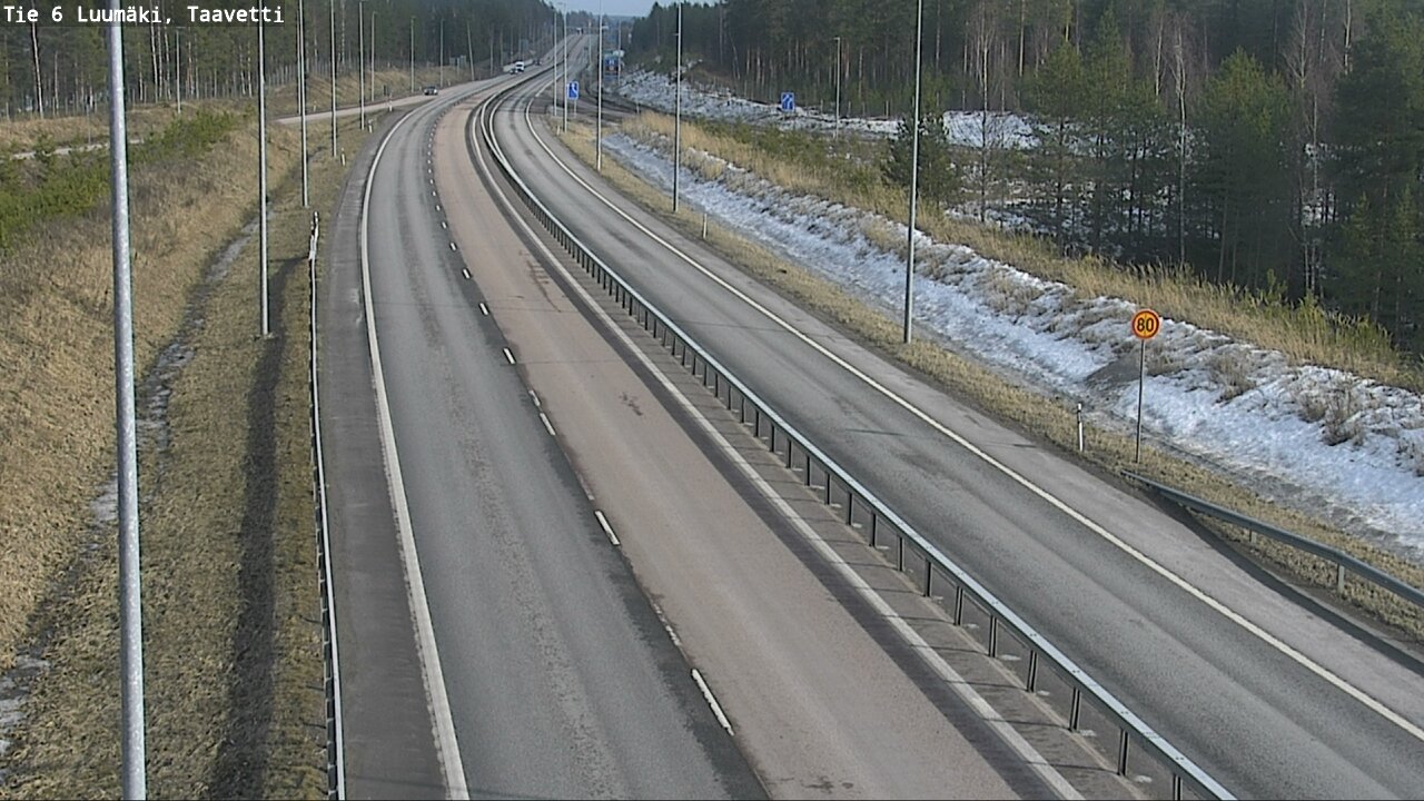 Weather Camera Image Road 6 Luumäki, Taavetti, Luumäki, Etelä-Karjala