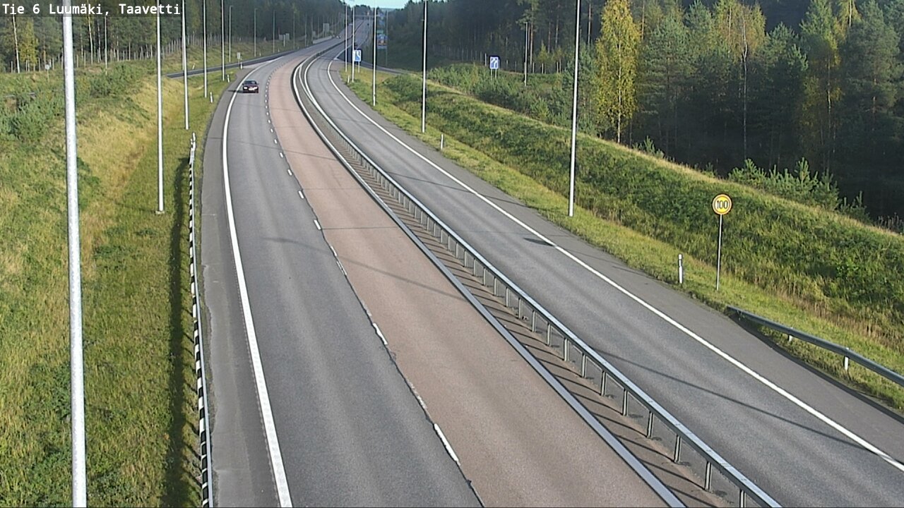 Weather Camera Image Road 6 Luumäki, Taavetti, Luumäki, Etelä-Karjala