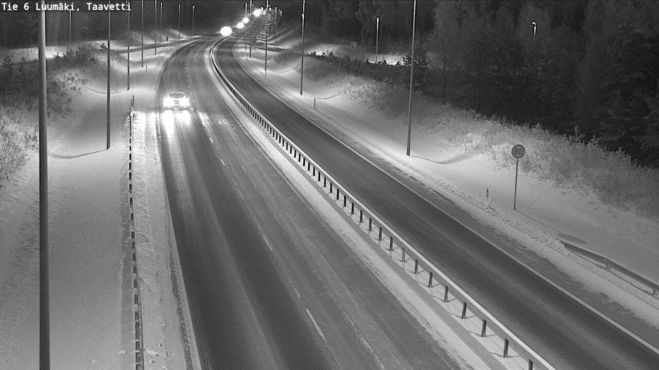 Weather Camera Image Väg 6 Luumäki, Taavetti, Luumäki, Etelä-Karjala