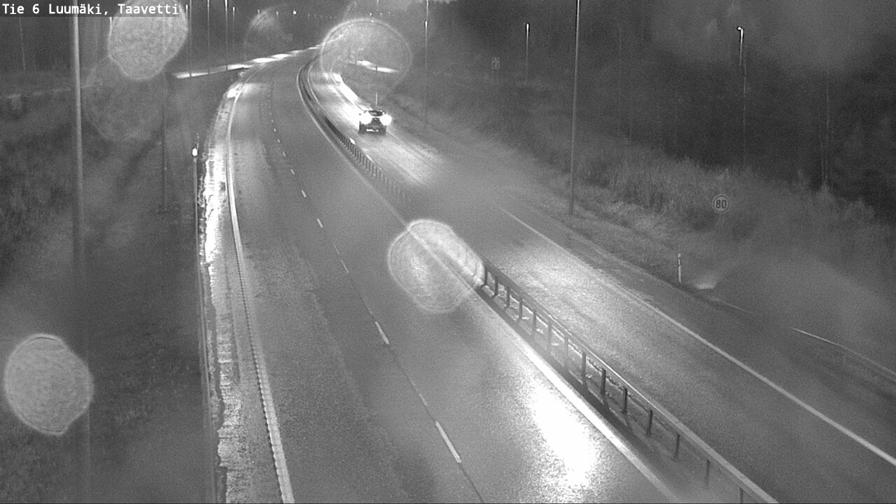 Weather Camera Image Road 6 Luumäki, Taavetti, Luumäki, Etelä-Karjala