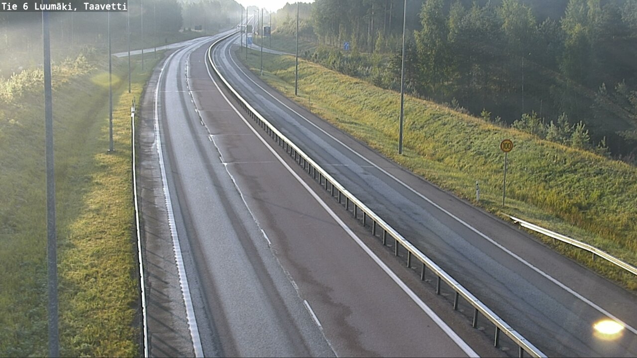 Weather Camera Image Road 6 Luumäki, Taavetti, Luumäki, Etelä-Karjala