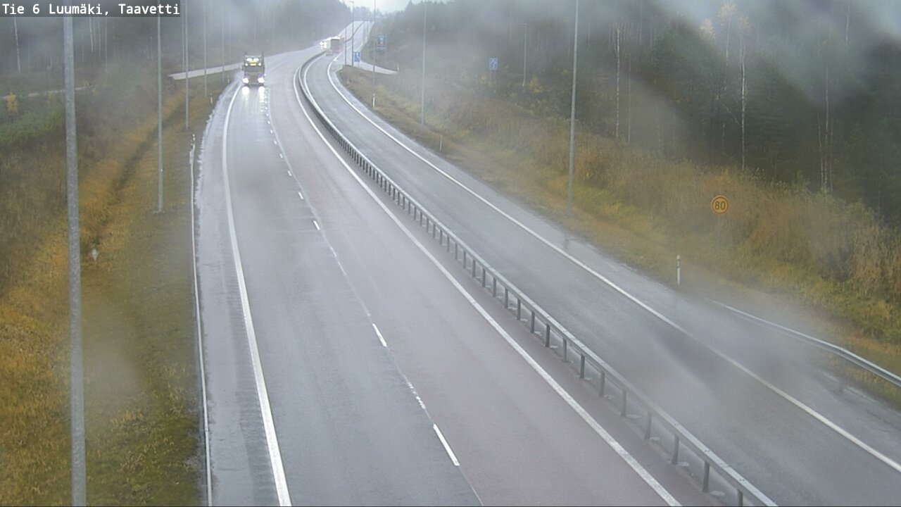 Weather Camera Image Väg 6 Luumäki, Taavetti, Luumäki, Etelä-Karjala