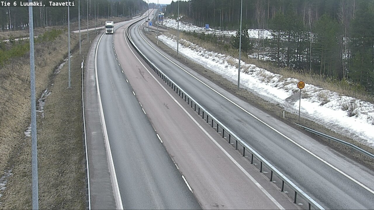 Weather Camera Image Väg 6 Luumäki, Taavetti, Luumäki, Etelä-Karjala