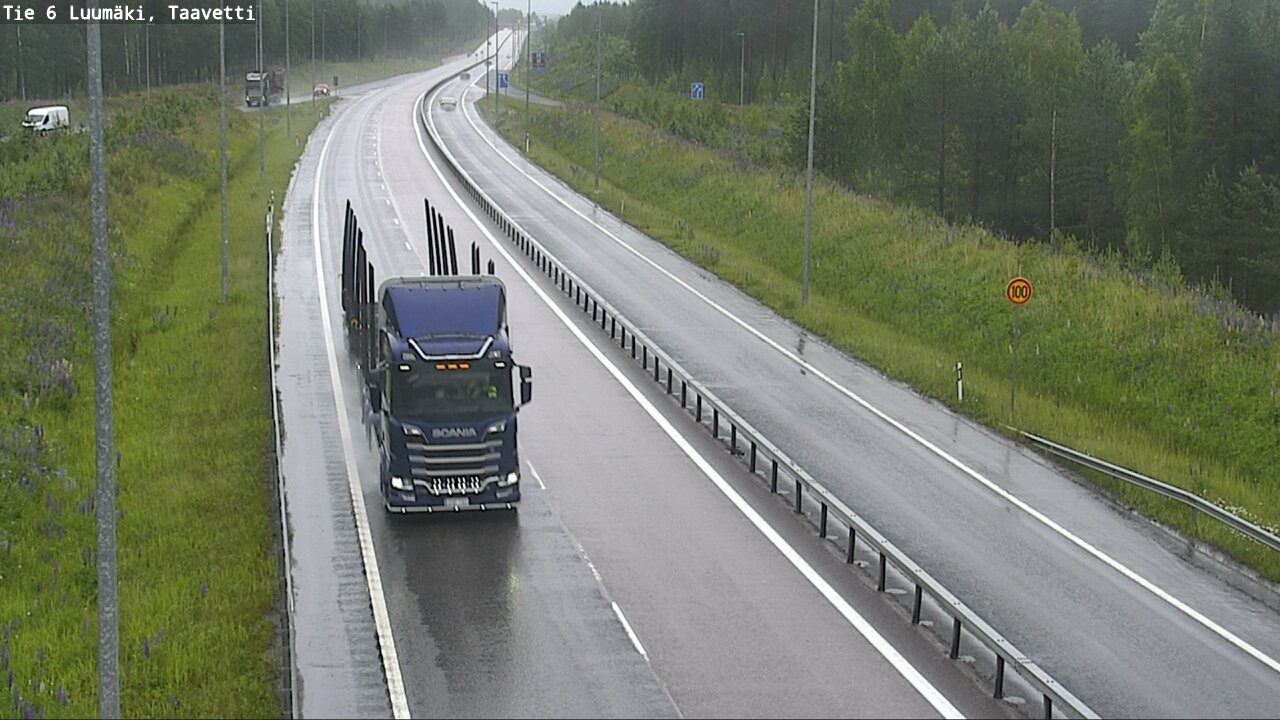 Weather Camera Image Väg 6 Luumäki, Taavetti, Luumäki, Etelä-Karjala