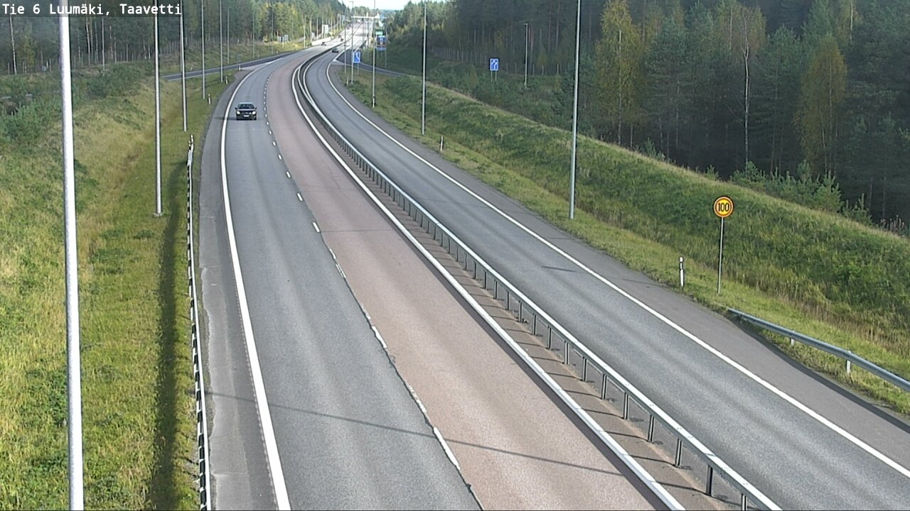 Weather Camera Image Road 6 Luumäki, Taavetti, Luumäki, Etelä-Karjala