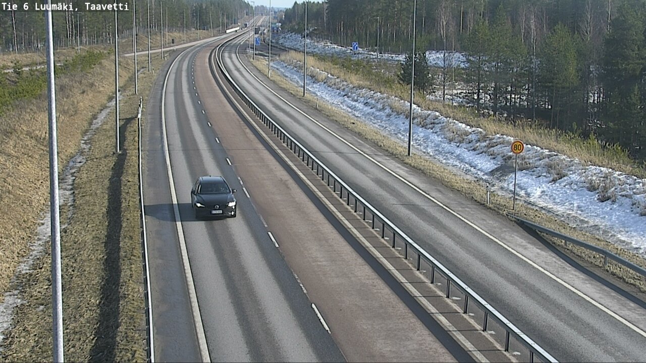 Weather Camera Image Road 6 Luumäki, Taavetti, Luumäki, Etelä-Karjala