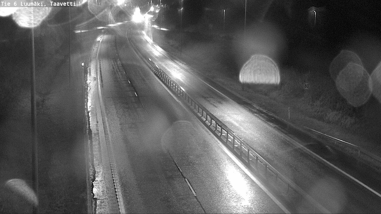 Weather Camera Image Road 6 Luumäki, Taavetti, Luumäki, Etelä-Karjala
