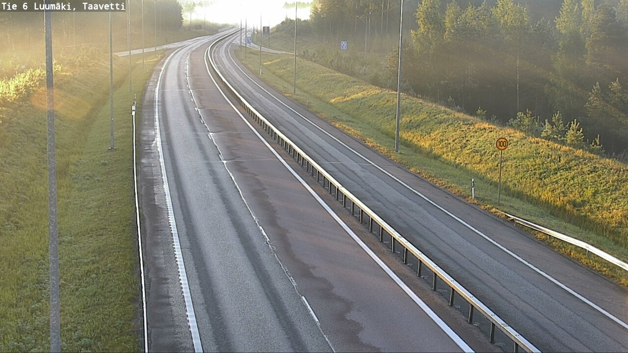 Weather Camera Image Road 6 Luumäki, Taavetti, Luumäki, Etelä-Karjala