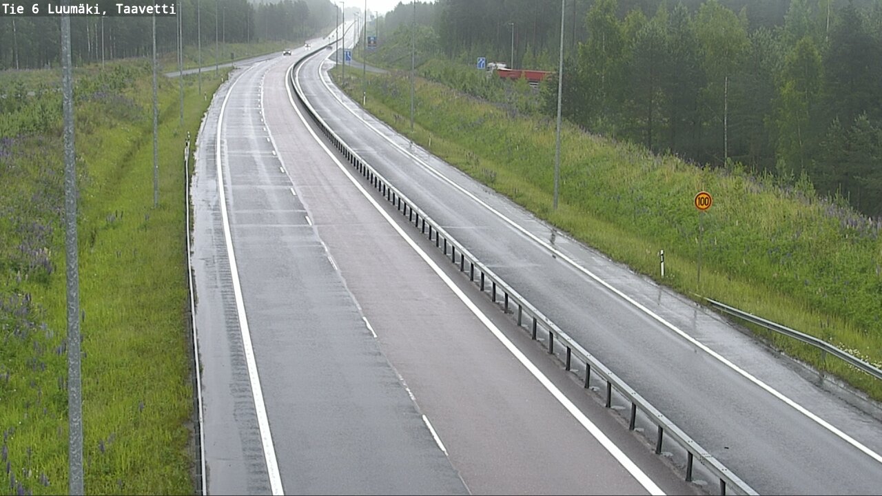 Weather Camera Image Väg 6 Luumäki, Taavetti, Luumäki, Etelä-Karjala