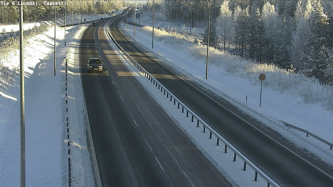 Weather Camera Image Road 6 Luumäki, Taavetti, Luumäki, Etelä-Karjala