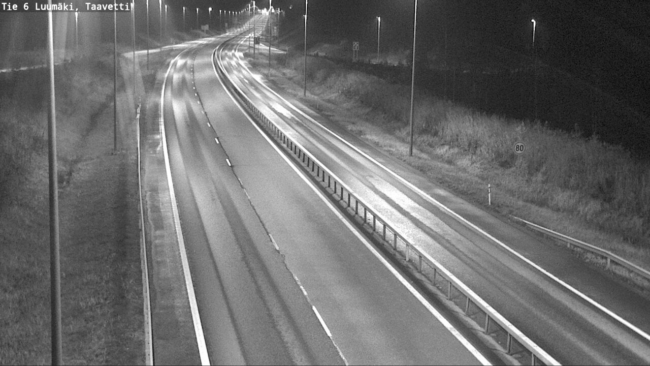 Weather Camera Image Road 6 Luumäki, Taavetti, Luumäki, Etelä-Karjala