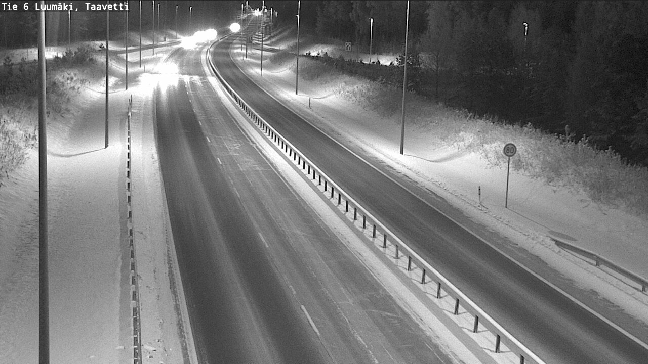 Weather Camera Image Väg 6 Luumäki, Taavetti, Luumäki, Etelä-Karjala