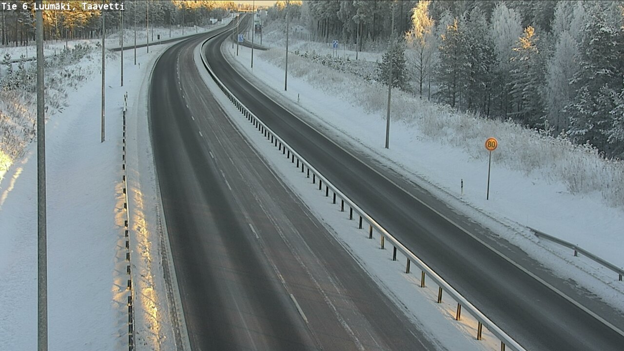 Weather Camera Image Väg 6 Luumäki, Taavetti, Luumäki, Etelä-Karjala