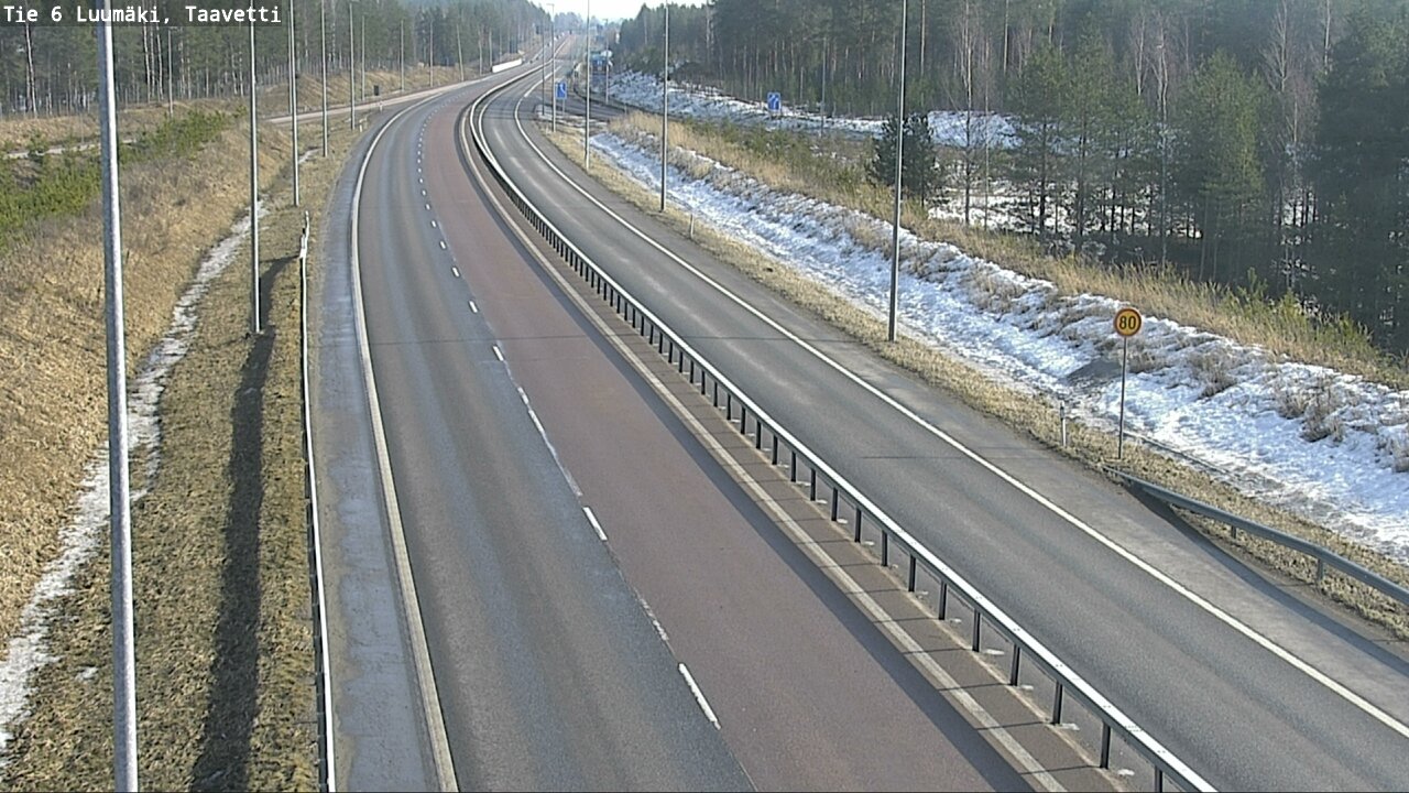 Weather Camera Image Road 6 Luumäki, Taavetti, Luumäki, Etelä-Karjala