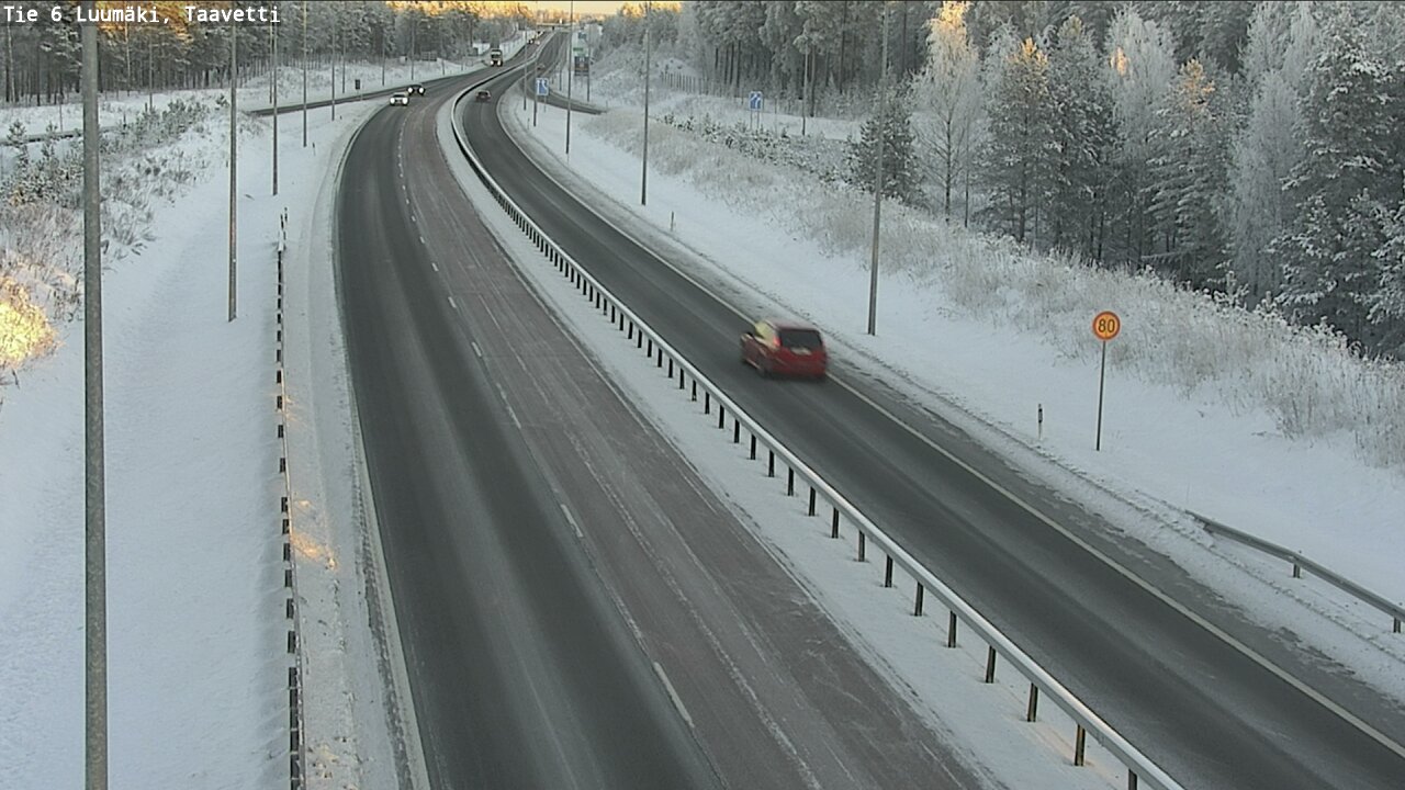 Weather Camera Image Väg 6 Luumäki, Taavetti, Luumäki, Etelä-Karjala