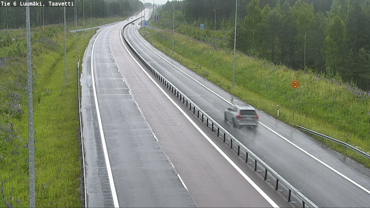 Weather Camera Image Väg 6 Luumäki, Taavetti, Luumäki, Etelä-Karjala