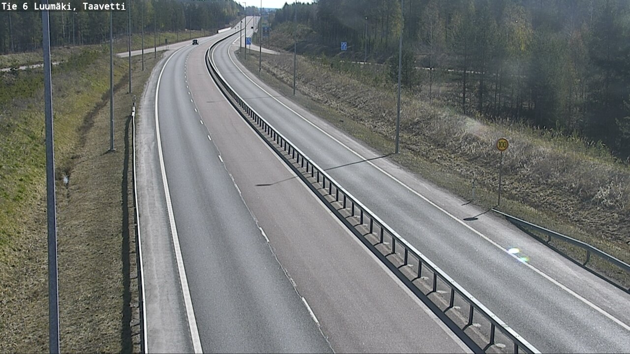 Weather Camera Image Road 6 Luumäki, Taavetti, Luumäki, Etelä-Karjala