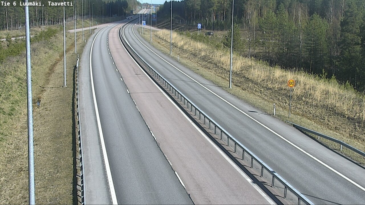 Weather Camera Image Road 6 Luumäki, Taavetti, Luumäki, Etelä-Karjala