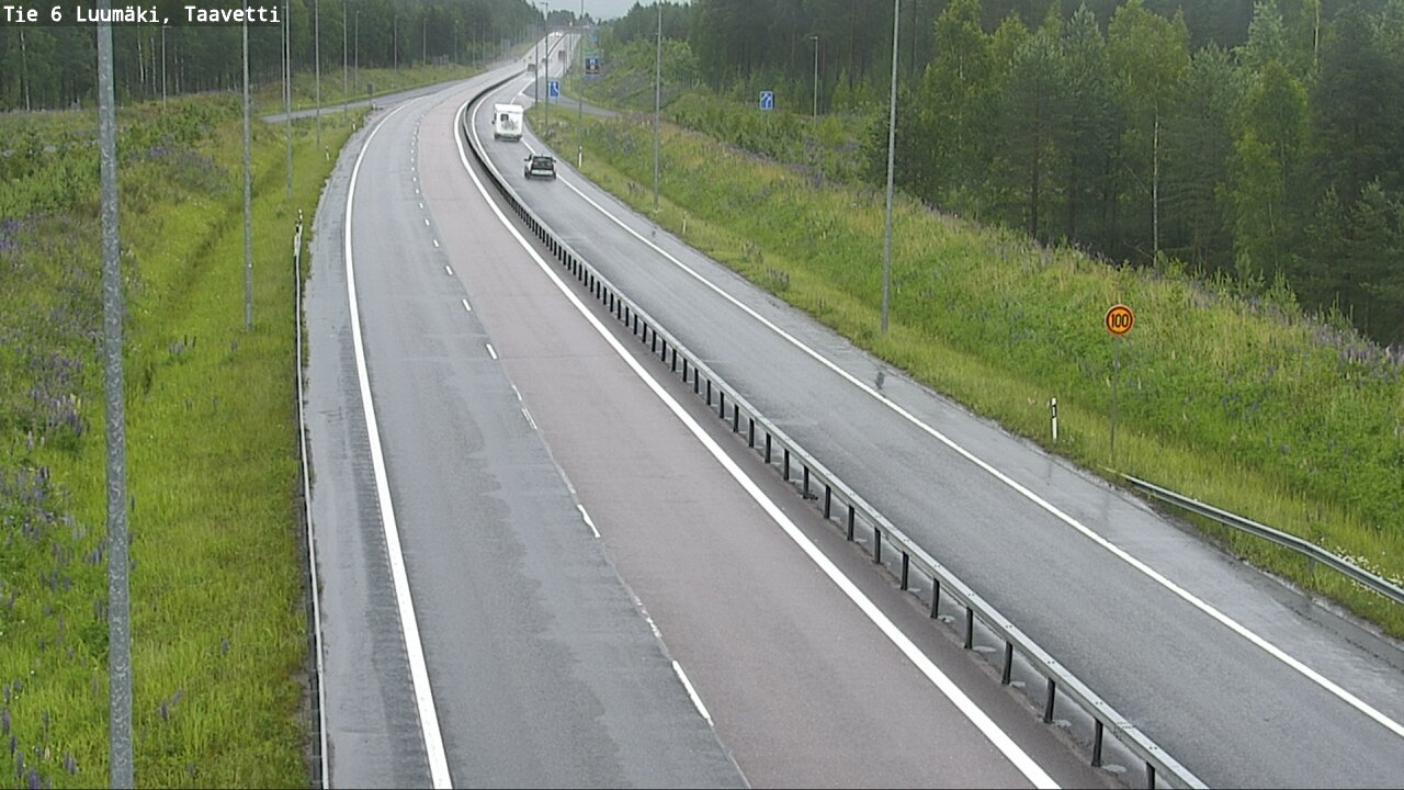 Weather Camera Image Väg 6 Luumäki, Taavetti, Luumäki, Etelä-Karjala
