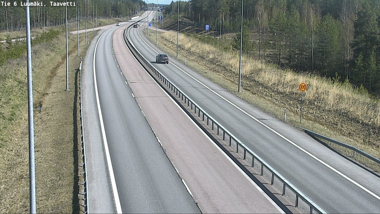 Weather Camera Image Road 6 Luumäki, Taavetti, Luumäki, Etelä-Karjala