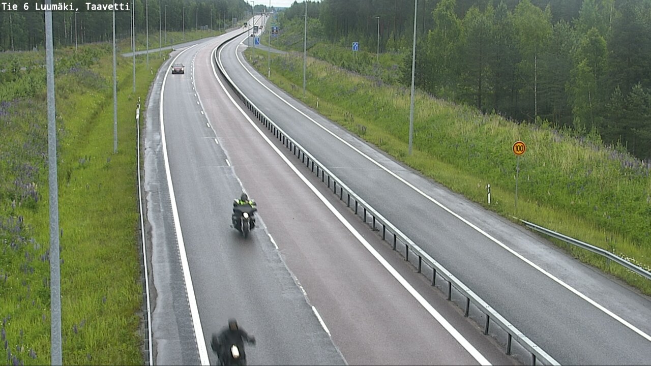 Weather Camera Image Väg 6 Luumäki, Taavetti, Luumäki, Etelä-Karjala