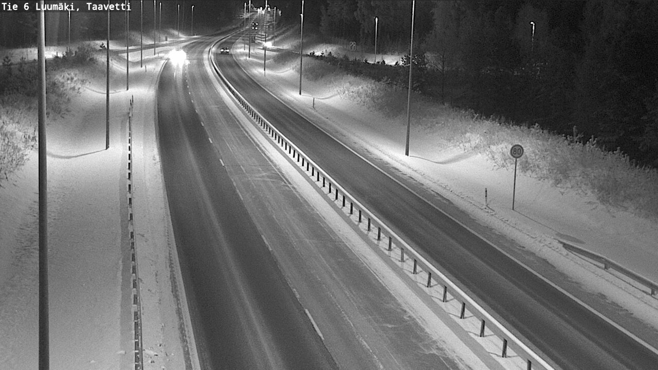 Weather Camera Image Väg 6 Luumäki, Taavetti, Luumäki, Etelä-Karjala
