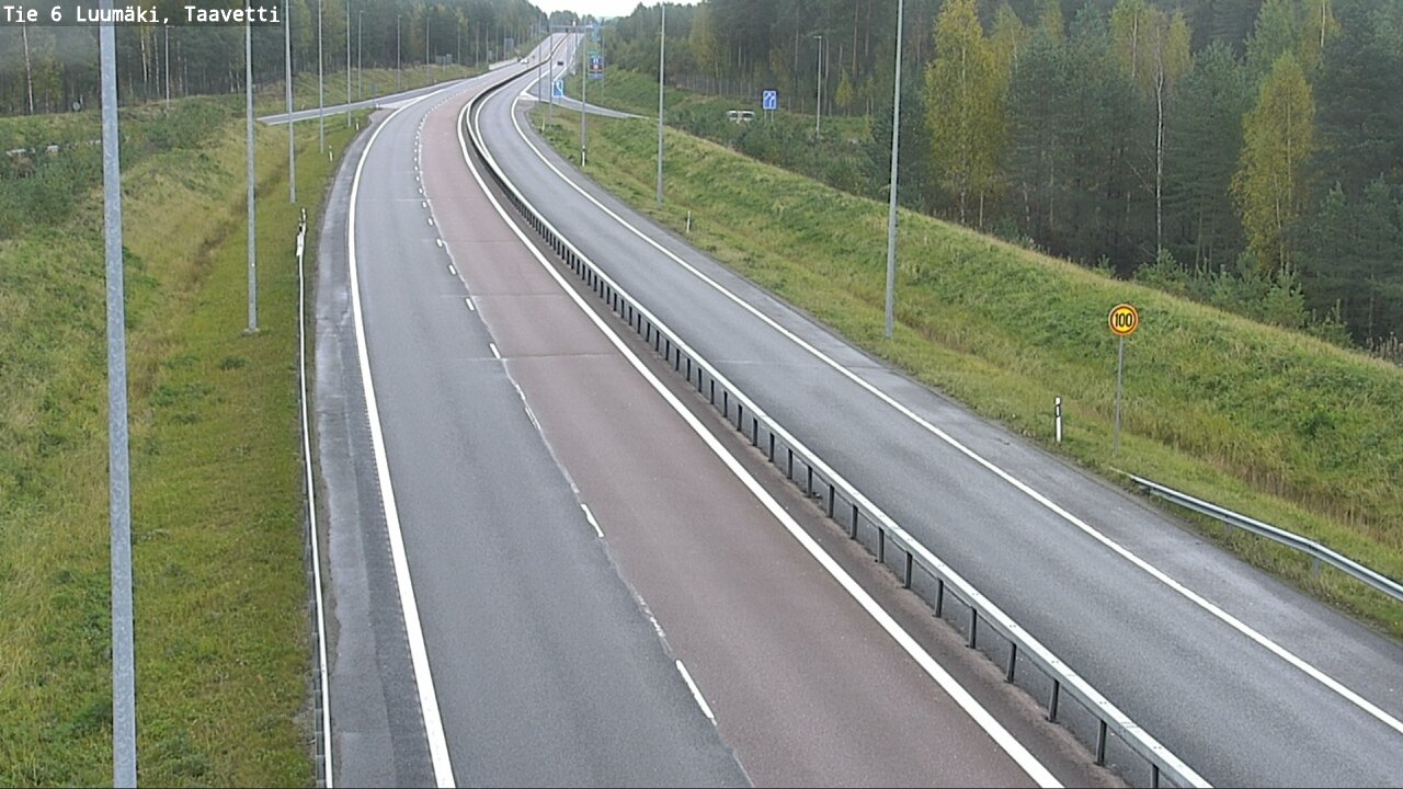 Weather Camera Image Väg 6 Luumäki, Taavetti, Luumäki, Etelä-Karjala