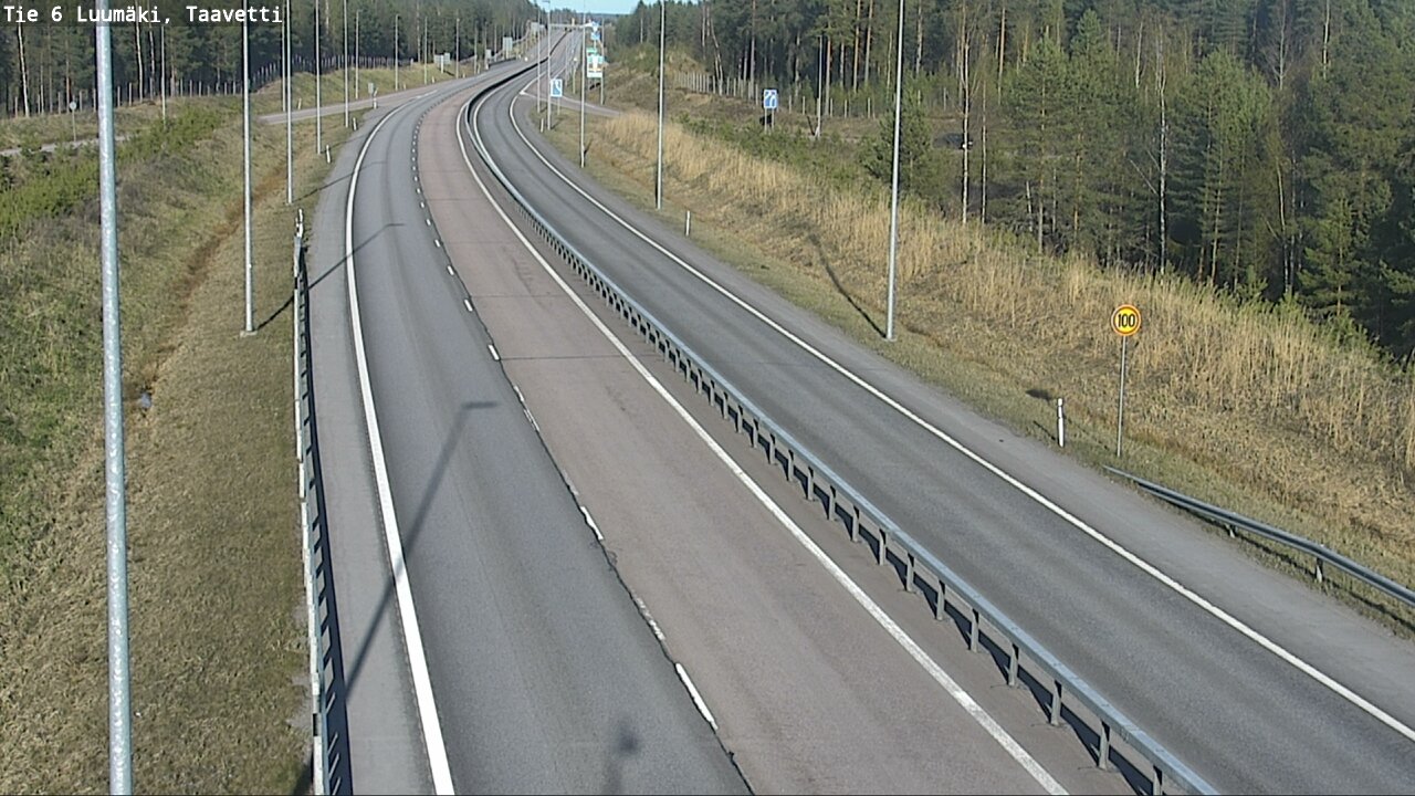 Weather Camera Image Road 6 Luumäki, Taavetti, Luumäki, Etelä-Karjala