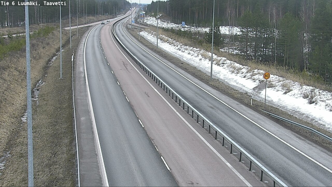Weather Camera Image Road 6 Luumäki, Taavetti, Luumäki, Etelä-Karjala